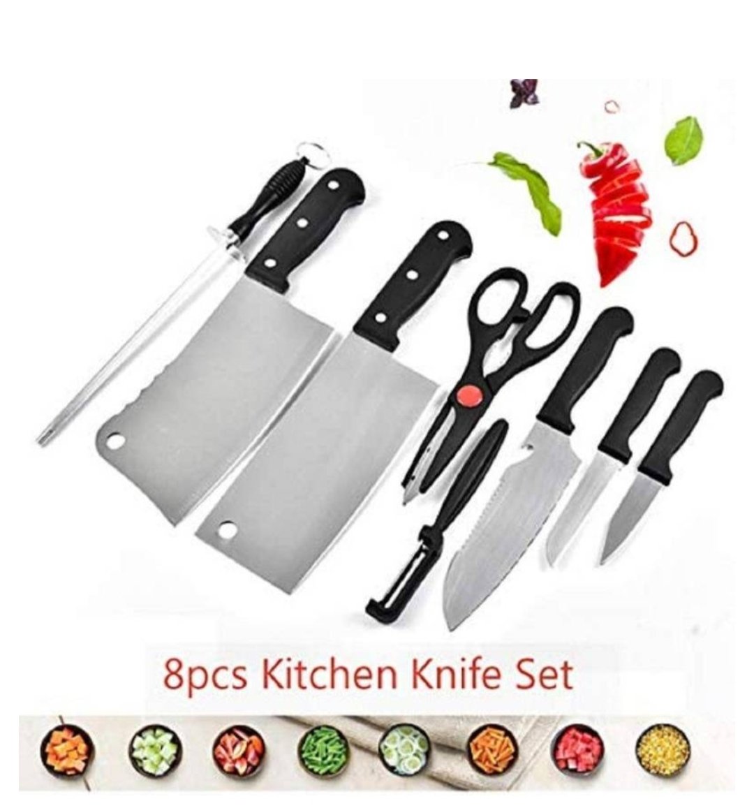 8 Piece kitchen knife set